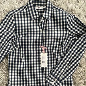VINEYARD VINES NWT Gingham Long Sleeve Button Up